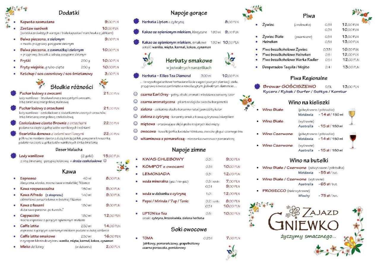 Zajazd Gniewko Mala Karczma 外观 照片